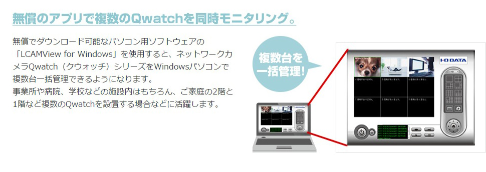IOデータ ネットワークカメラ Qwatchシリーズ - NTT-X Store