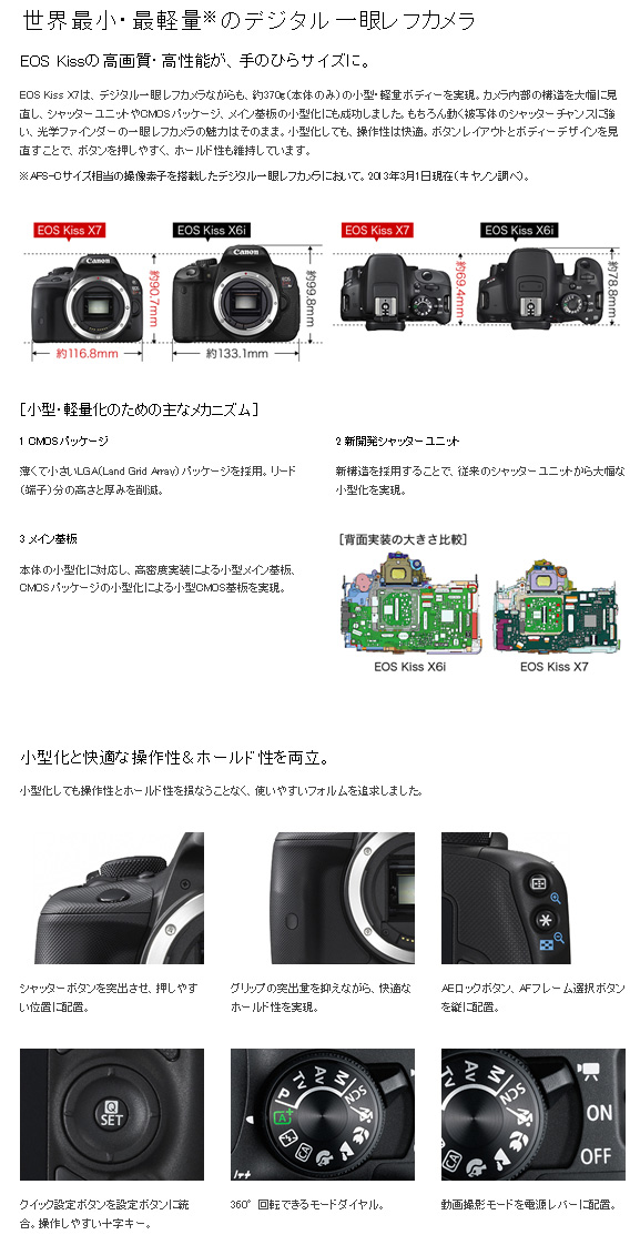 キヤノン デジタル一眼レフカメラ EOS Kiss X7・ダブルズームキット 8574B004 - NTT-X Store