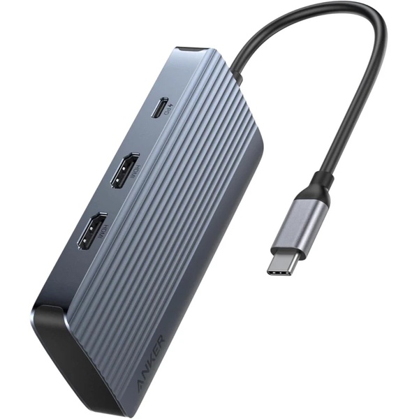 USB-C �n�u (7-in-1 Dual Display) A83740A2 [�O���[]