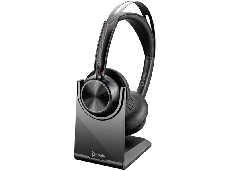 Voyager Focus 2 USB-C-C Headset +USB-C/A Adapter +Charging Stand 9T9J5AA#AC3 [Black]
