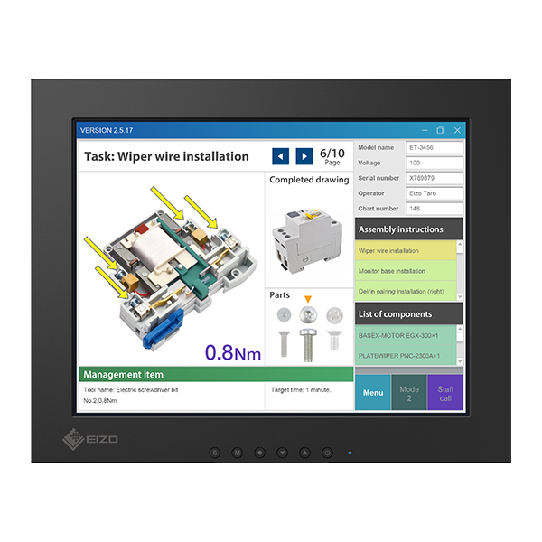 DuraVision FDX1204T-FBK [12.1�C���` �u���b�N]