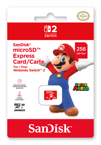 Nintendo Switch 赤/青 本体 256GB microSD付き SanDisk microSD Express Card 256GB for Nintendo Switch 2: 玩具 OCN