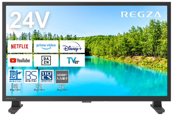 REGZA】地上・BS・110度CSデジタルハイビジョン液晶テレビ 24V型: AV