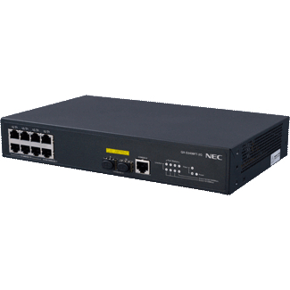 QX-S3408FT-2G 100Mx6p 1Gx2p SFPx2p レイヤ2高機能インテリジェントスイッチ