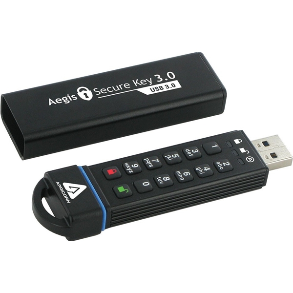 暗証番号方式USBメモリ Aegis Secure Key - USB 3.0 Flash Drive 60GB