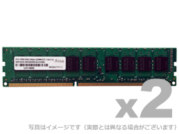DDR3-1600 240pin UDIMM ECC 4GB×2枚