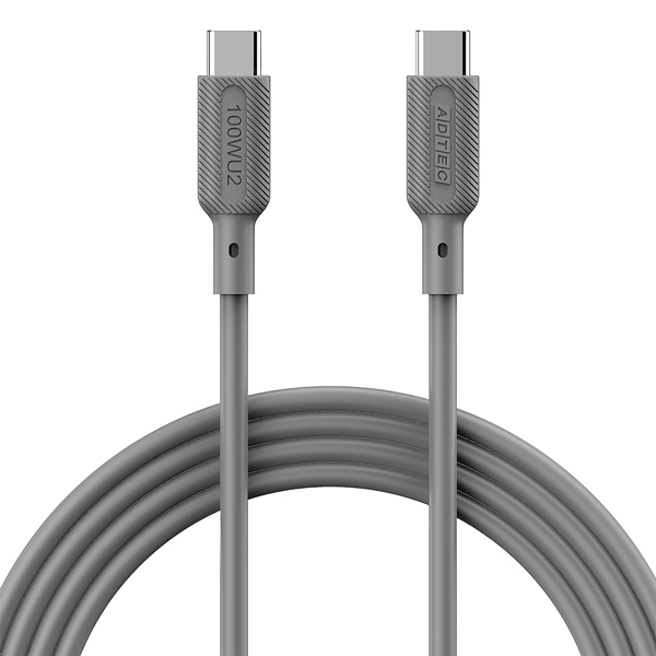 USB2.0 Type-C to C ケーブル (100W出力 / 480Mbps / 1.0m) ブラック