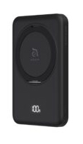 VIONTA B5 Black 準固体電池採用収納式回転スタンド搭載モバイルバッテリー 5000mAh