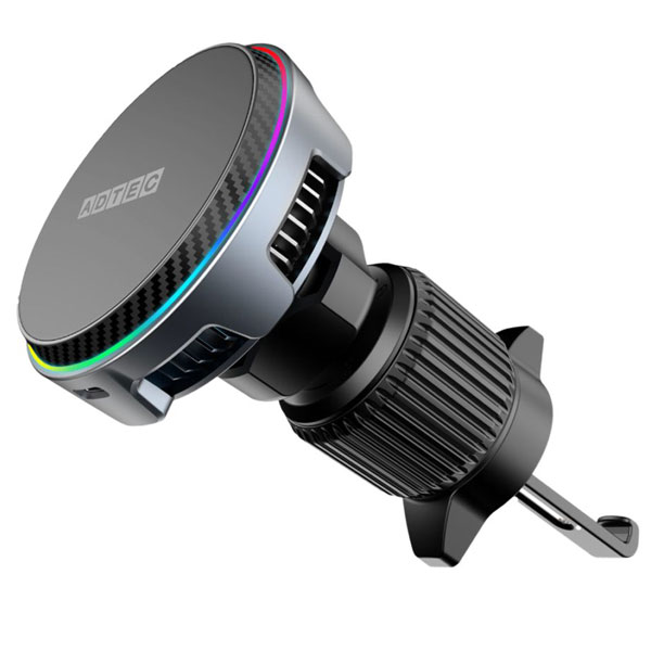 Magsafe Qi2-25W　ワイヤレス マグネット式充電器 ペルチェ素子搭載 車載 エアコン吹き出し口 & シガーソケット充電 83W セット