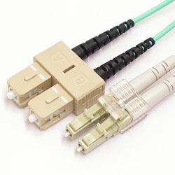 OM3光ファイバーケーブル DLC/DSC マルチモード 50/125μm 9m