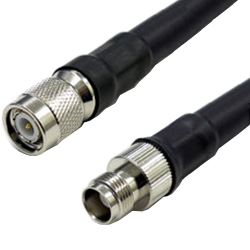 低損失同軸ケーブル 50Ω TNCプラグ/TNCジャック CA-400 φ10.29mm 60m