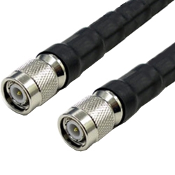 低損失同軸ケーブル 50Ω TNCプラグ/TNCプラグ CA-400 φ10.29mm 60m