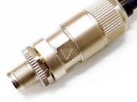 10GigE Vision対応LANケーブル 固定用STP M12(Xコード) RJ45 5m