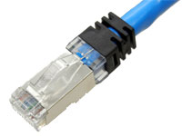 カテゴリ6A STPケーブル 単線 10GBASE-Tストレート 青 25m （仕様A）