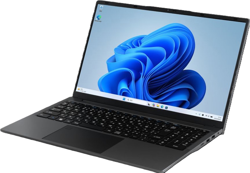 aiwa book S15-2 Windows11Pro 15.6型ノートPC (Intel N100 QuadCore/8GB/SSD256GB/ドライブ無/Windows11Pro 64bit/Office無/15.6型/SIMスロット:なし/解像度:1920x1080)