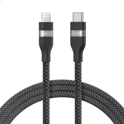 Anker USB-C & ライトニング ケーブル (高耐久ナイロン) 0.9m ブラック