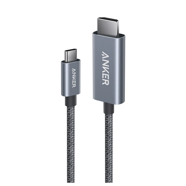 Anker Nano USB-C & HDMI ケーブル (4K 高耐久ナイロン) 1.8m