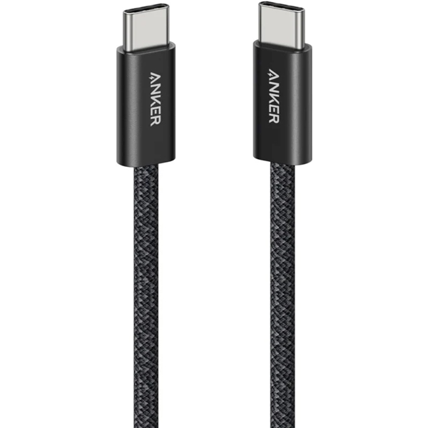 Anker Zolo USB-C & USB-C ケーブル (240W 高耐久ナイロン) 1.0m ブラック
