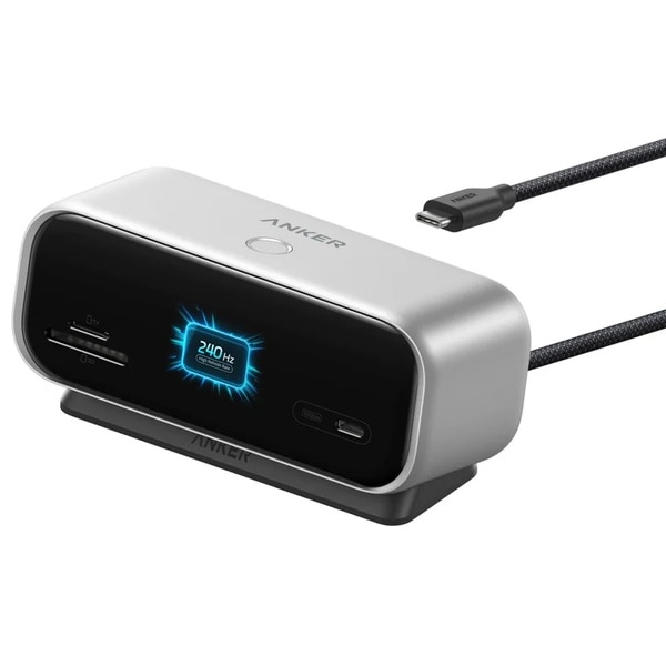 Anker Nano USB-C ハブ (10-in-1 240Hz Display) シルバー