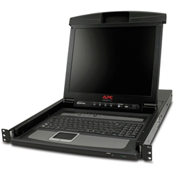 17 Rack LCD Console English US with Integrated 8 Port Analog KVM Switch