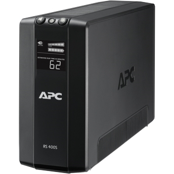 APC RS 400VA 無停電電源装置 UPS (400VA/240W/ラインインタラクティブ給電/正弦波/出力コンセント数x6/100V/3年保証)