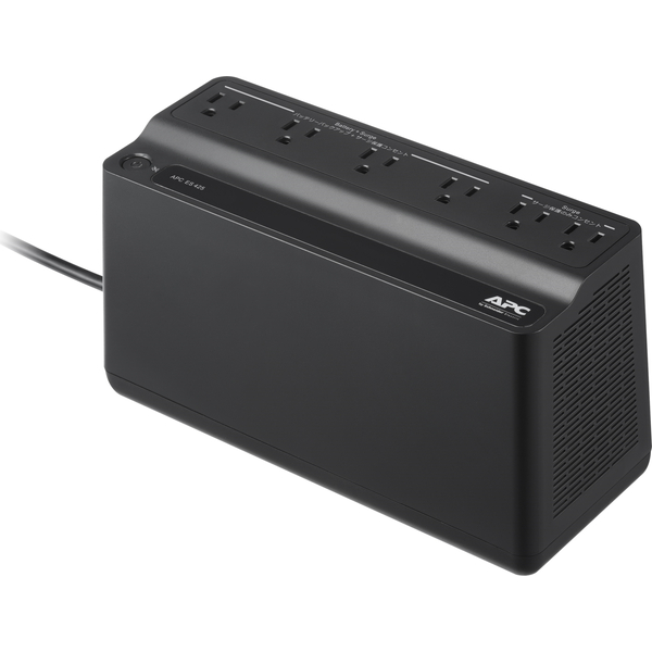 APC ES 425 無停電電源装置 UPS (425VA/225W/常時商用給電/矩形波/出力コンセント数x6/100V/2年保証)