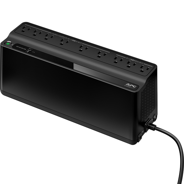 APC ES 550 無停電電源装置 UPS (550VA/330W/常時商用給電/矩形波/出力コンセント数x9/USB/100V/2年保証)