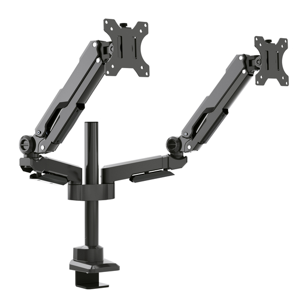 Monitor Arm Basic ガススプリング式 デュアル液晶モニターアーム 2面対応 ブラック BG03D