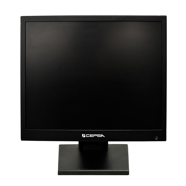 メタルキャビネット15インチ液晶監視モニター 15型/1024×768/BNC、HDMI、VGA/ブラック/スピーカー：あり/CVBS信号対応