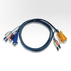 USB オーディオ KVMケーブル 3m SPHD KVM用