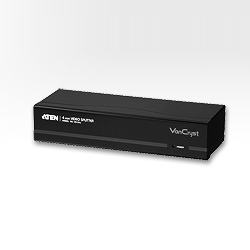 1入力 4出力 アナログVGAビデオスプリッター