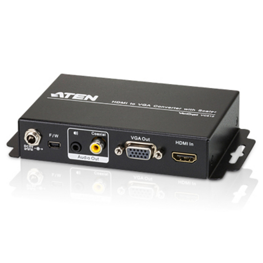 スケーラー搭載HDMI to オーディオ・VGAコンバーター