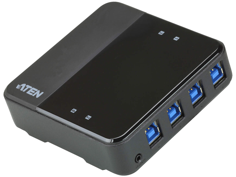 4ポートUSB3.1 Gen1デバイス共有器（4入力）