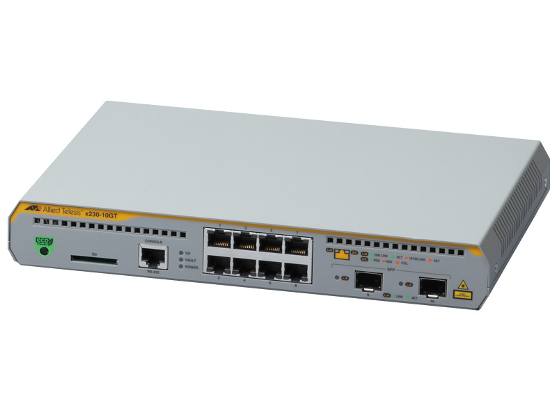 AT-x230-10GT-N5 アカデミック レイヤー2インテリジェント・スイッチ