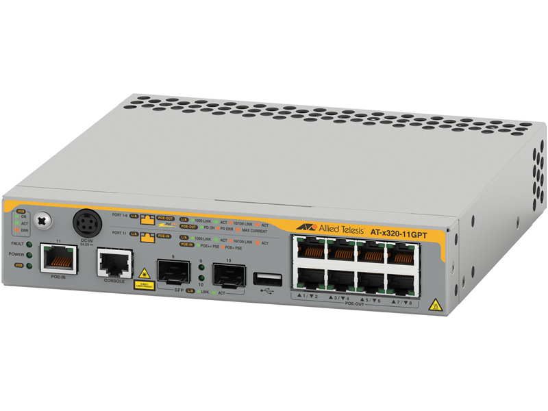 AT-x320-11GPT-Z7 PoEスイッチ