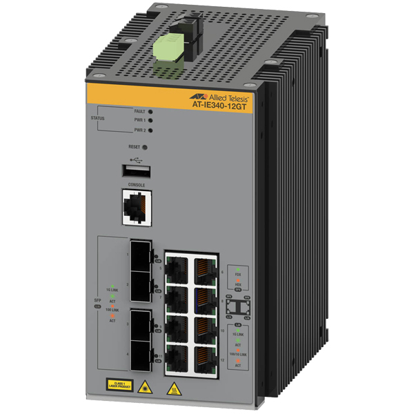 AT-IE340-12GT レイヤー3スイッチ