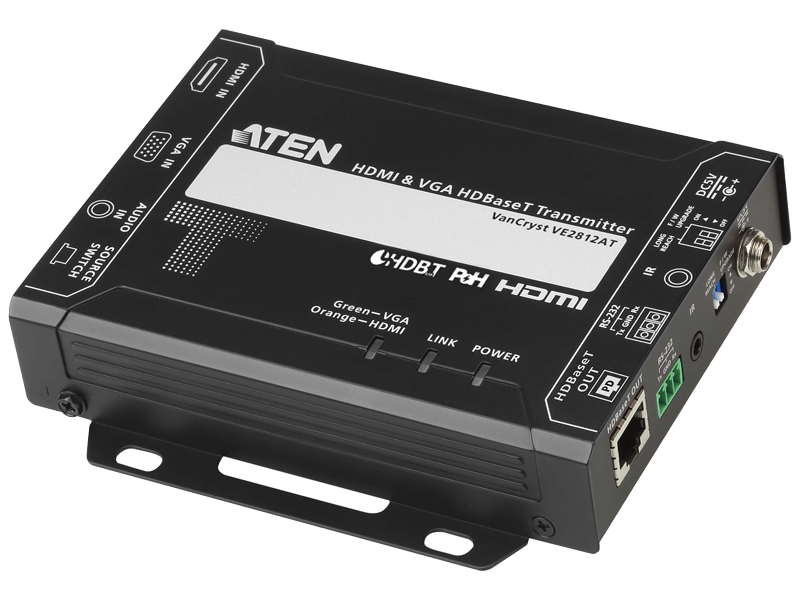HDMI & VGA HDBaseTトランスミッター（POH、4K対応）HDBaseT Class A