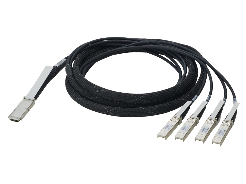 AT-QSFP-4SFP10G-3CU-N7 アカデミック QSFP-4SFP ブレークアウトダイレクトアタッチケーブル