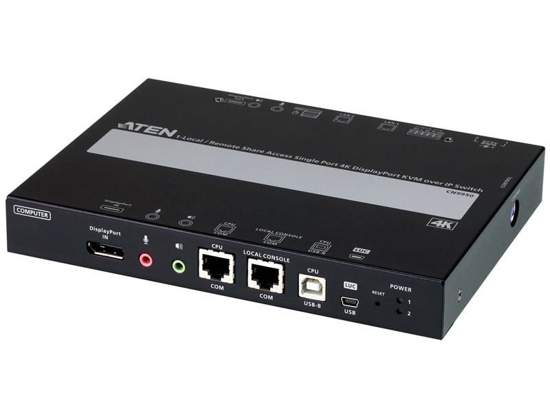 1ローカル/リモート アクセス共有 1ポート DisplayPort KVM over IP（4K対応、RS-232C対応）