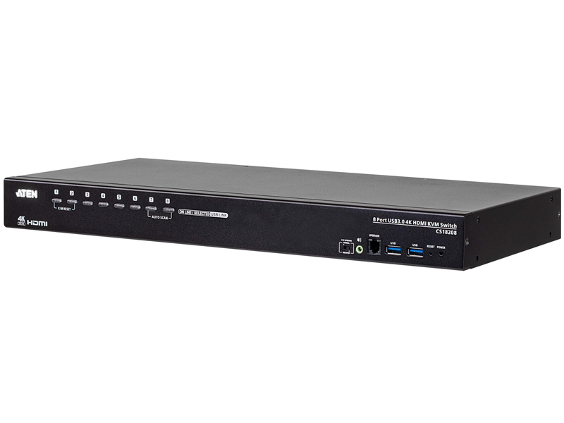 8ポート USB・HDMI KVMスイッチ（4K、USB 3.0対応）