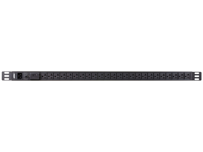 ラック用電源タップ（0U/100V/20A/NEMAタイプ 24ポート/サージ保護回路付き）