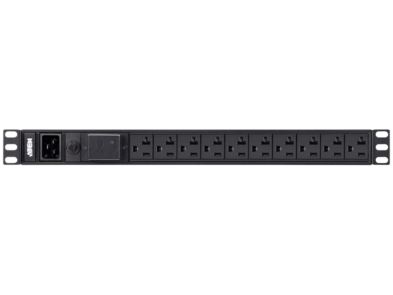 ラック用電源タップ（1U/100V/20A/NEMAタイプ 18ポート/サージ保護回路付き）