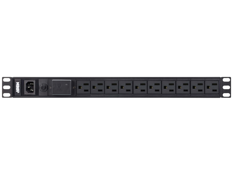 ラック用電源タップ（1U/100V/15A/NEMAタイプ 18ポート/サージ保護回路付き）