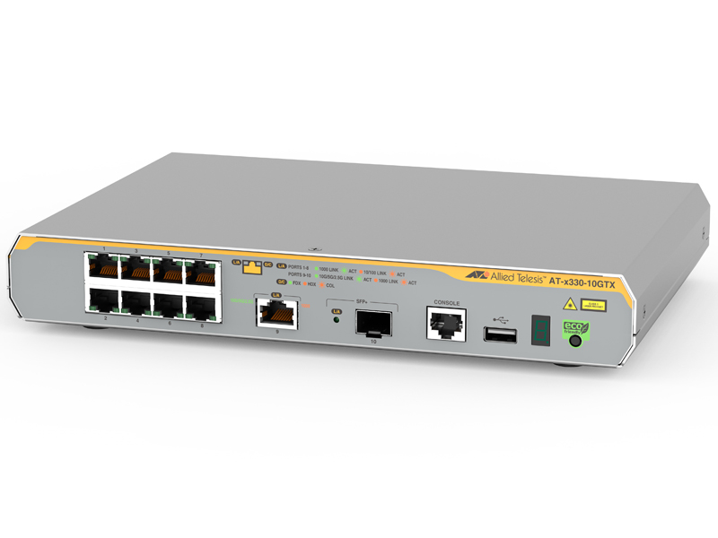 AT-x330-10GTX レイヤー3スイッチ
