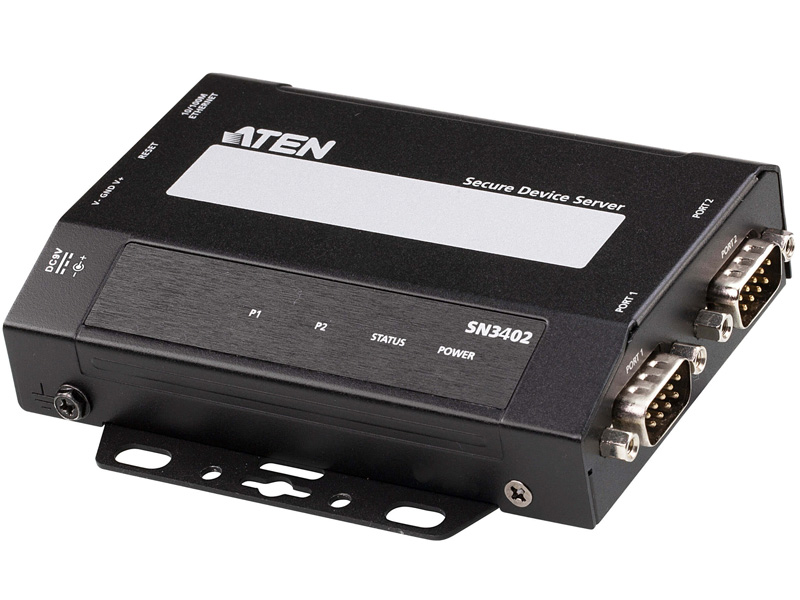 2-Port RS-232/422/485 セキュアデバイスサーバー
