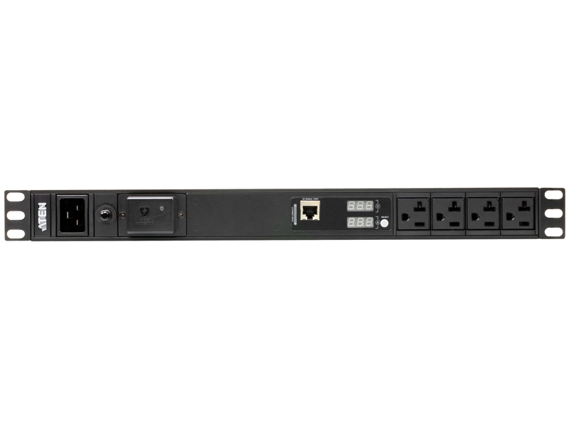 ラック用電源タップ（1U/100V/20A/NEMAタイプ 18ポート/サージ保護回路/計測機能対応）