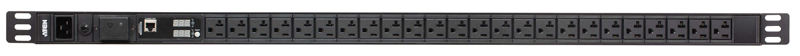ラック用電源タップ（0U/100V/20A/NEMAタイプ 24ポート/サージ保護回路/計測機能対応）