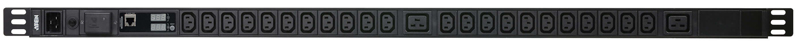 ラック用電源タップ（0U/200V/20A/IECタイプ 24ポート/サージ保護回路/計測機能対応）