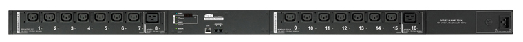 計測機能・リモート電源制御機能搭載 温湿度センサー対応 16ポート eco PDU（IEC）