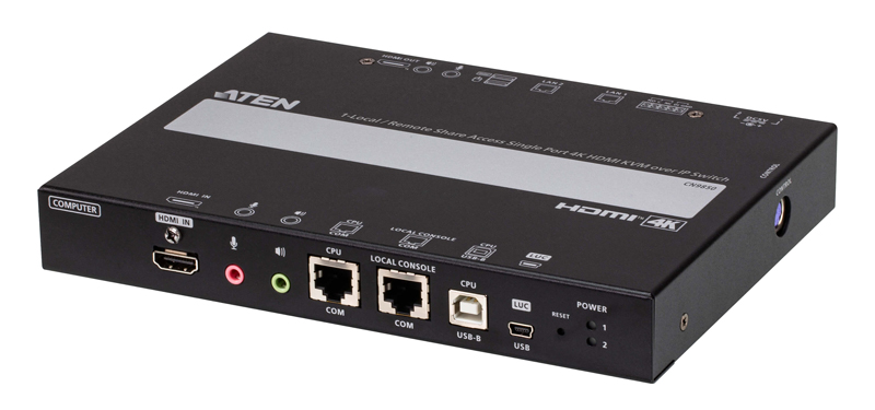 1ローカル/リモート アクセス共有 1ポート HDMI KVM over IP（4K対応、RS-232C対応）